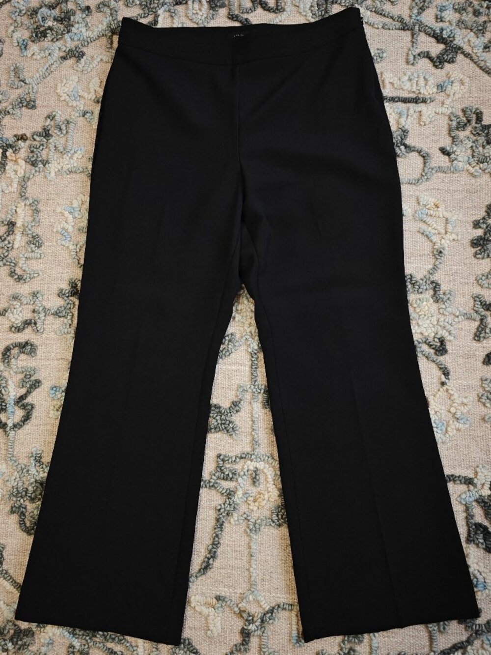 Ann Taylor Side Zip Trouser in Fluid Crepe